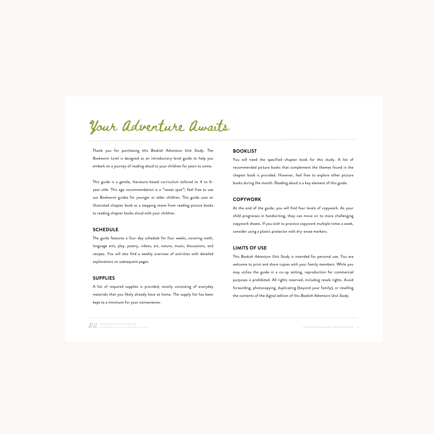 Princess Cora and the Crocodile