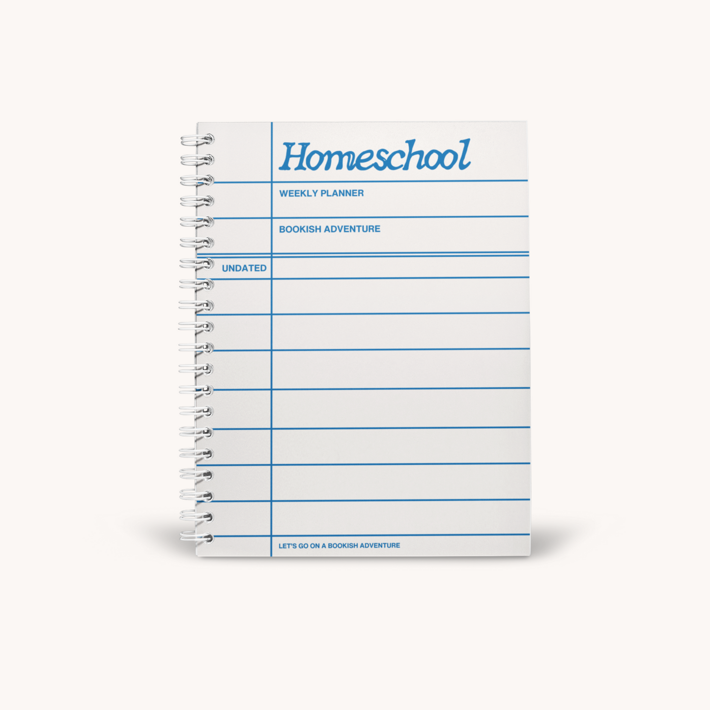 Undated Weekly Homeschool Planner