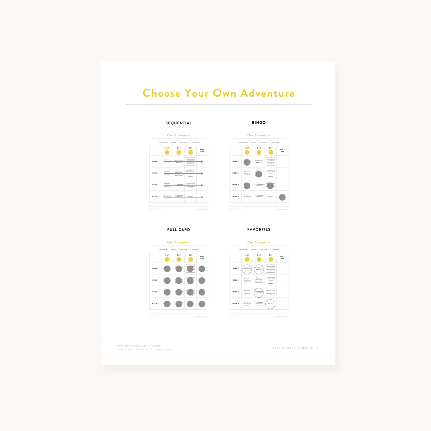 Ways to Make Sunshine