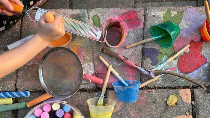 Art as Play: Chalk Paint