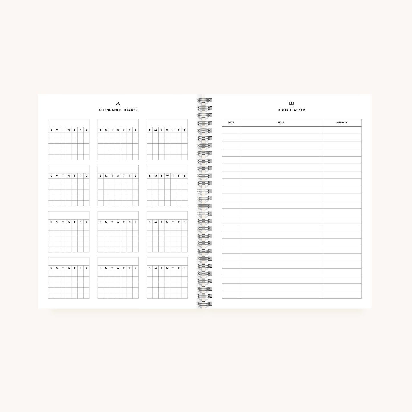 Undated Weekly Homeschool Planner