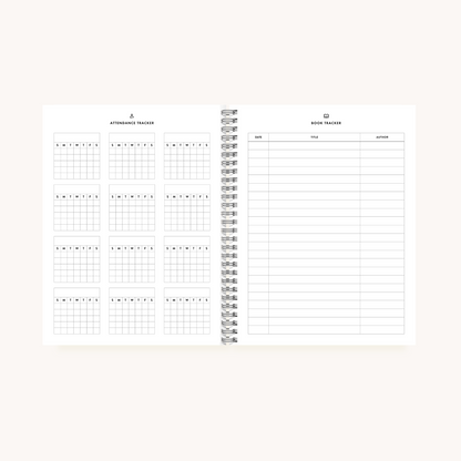 Undated Weekly Homeschool Planner