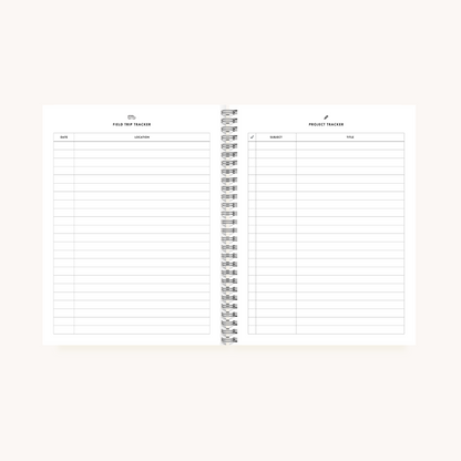 2025-2026 Homeschool Planner