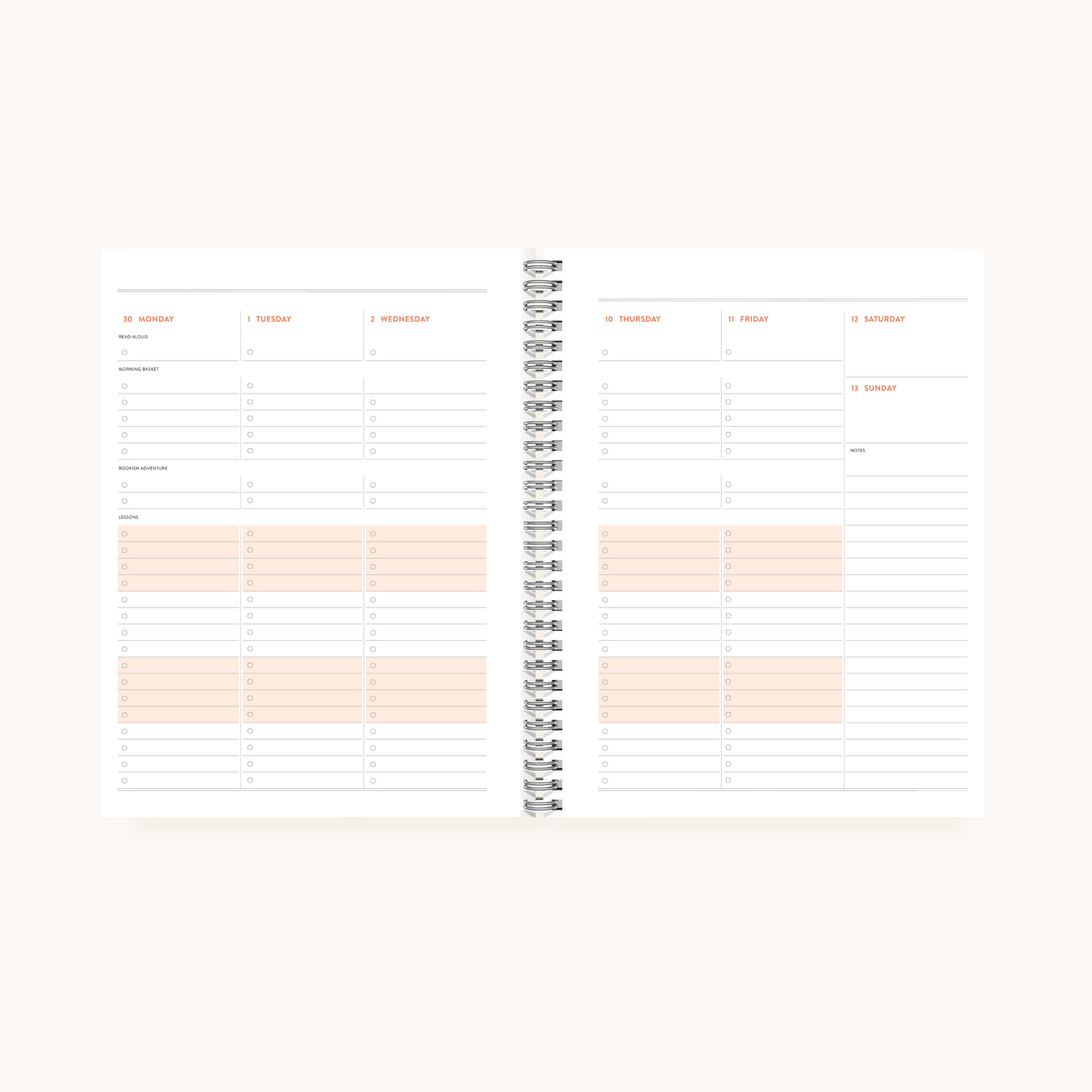 2025-2026 Homeschool Planner