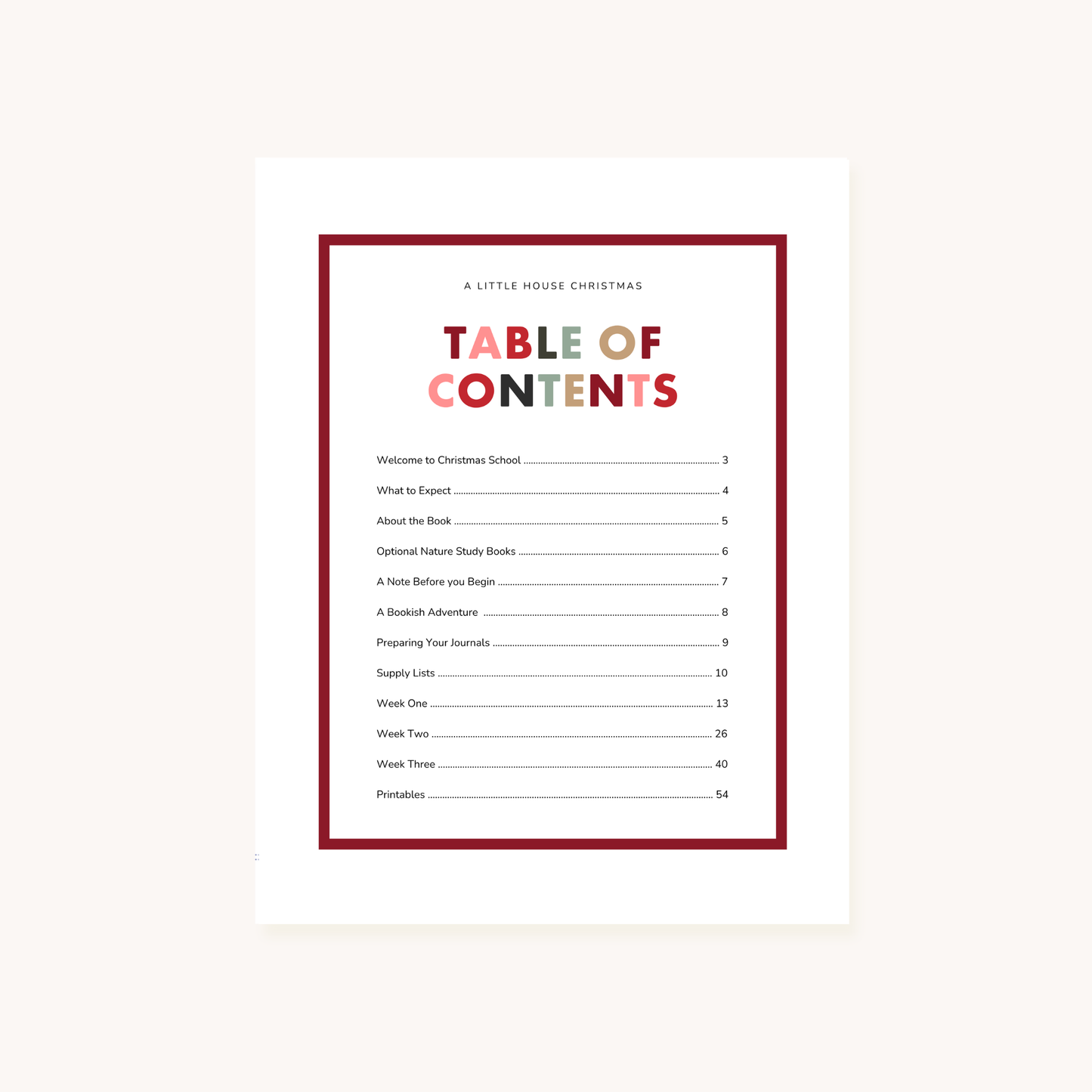 A Little House Christmas