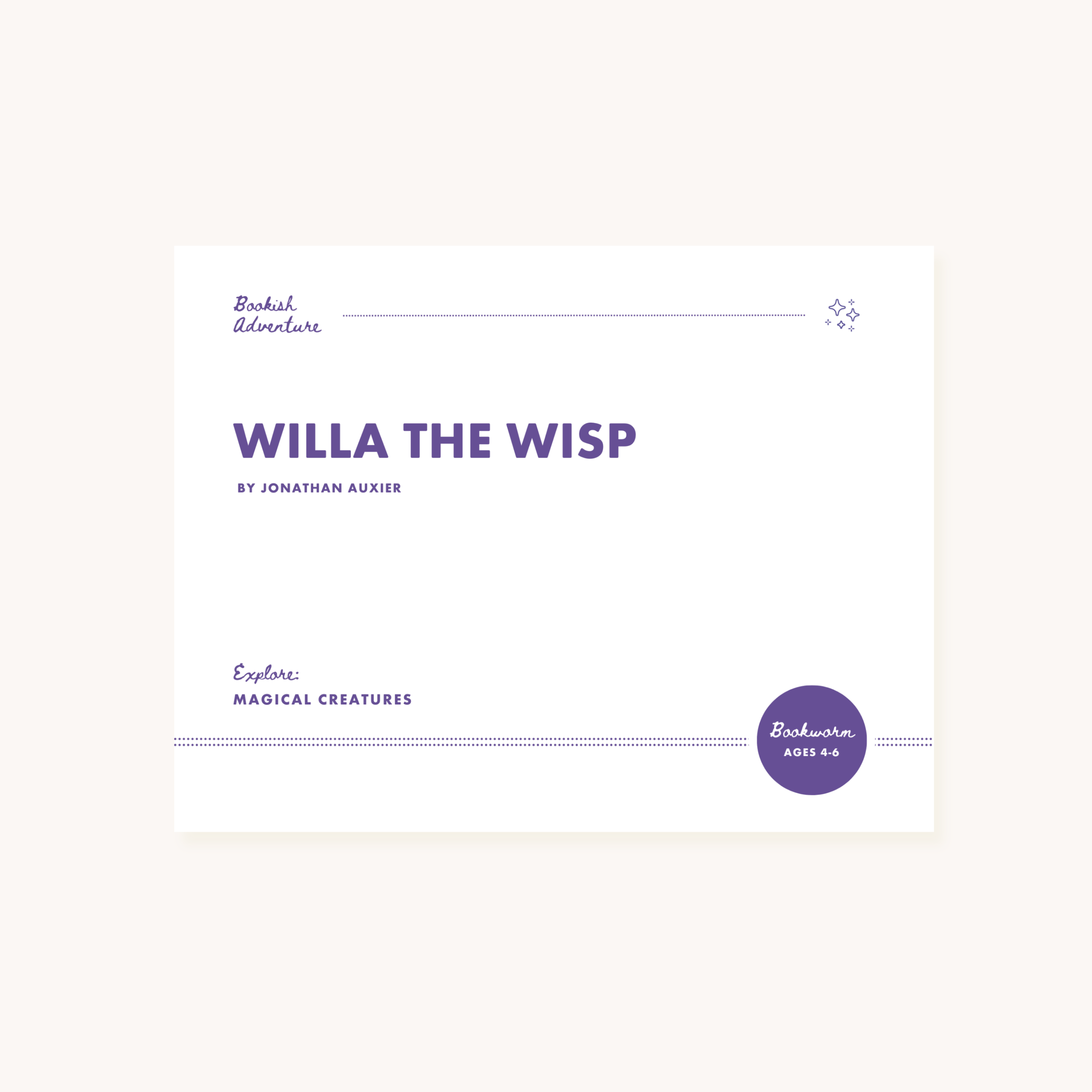 Willa the Wisp – Bookish Adventure