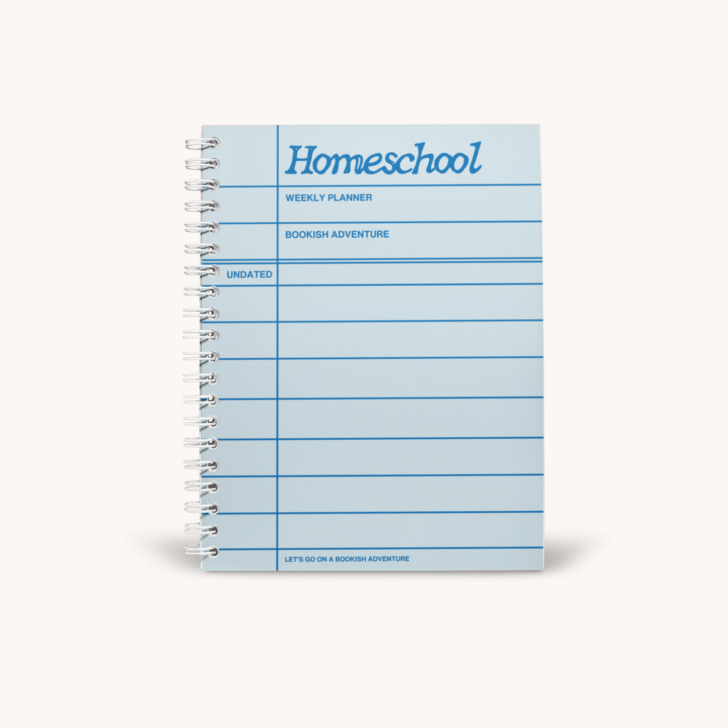 Undated Weekly Homeschool Planner