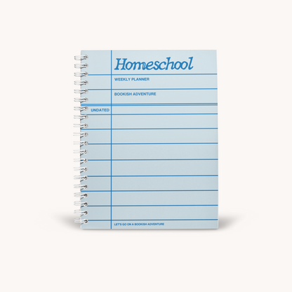Undated Weekly Homeschool Planner