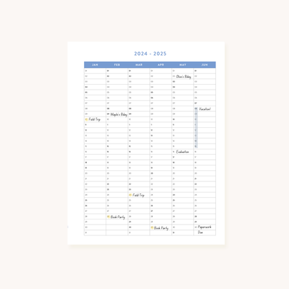 2024-2025 Weekly Homeschool Planner