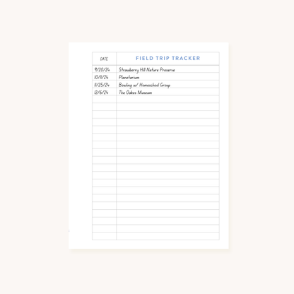 2024-2025 Modern Weekly Homeschool Planner