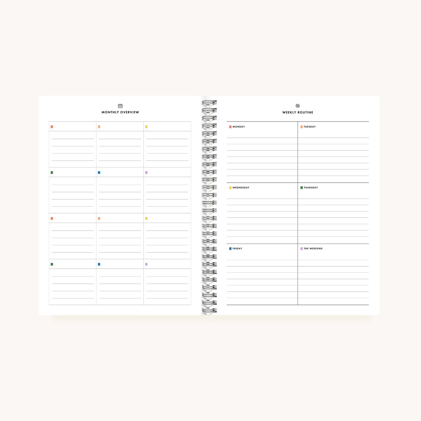 Undated Weekly Homeschool Planner