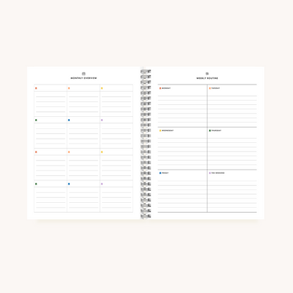 Undated Weekly Homeschool Planner